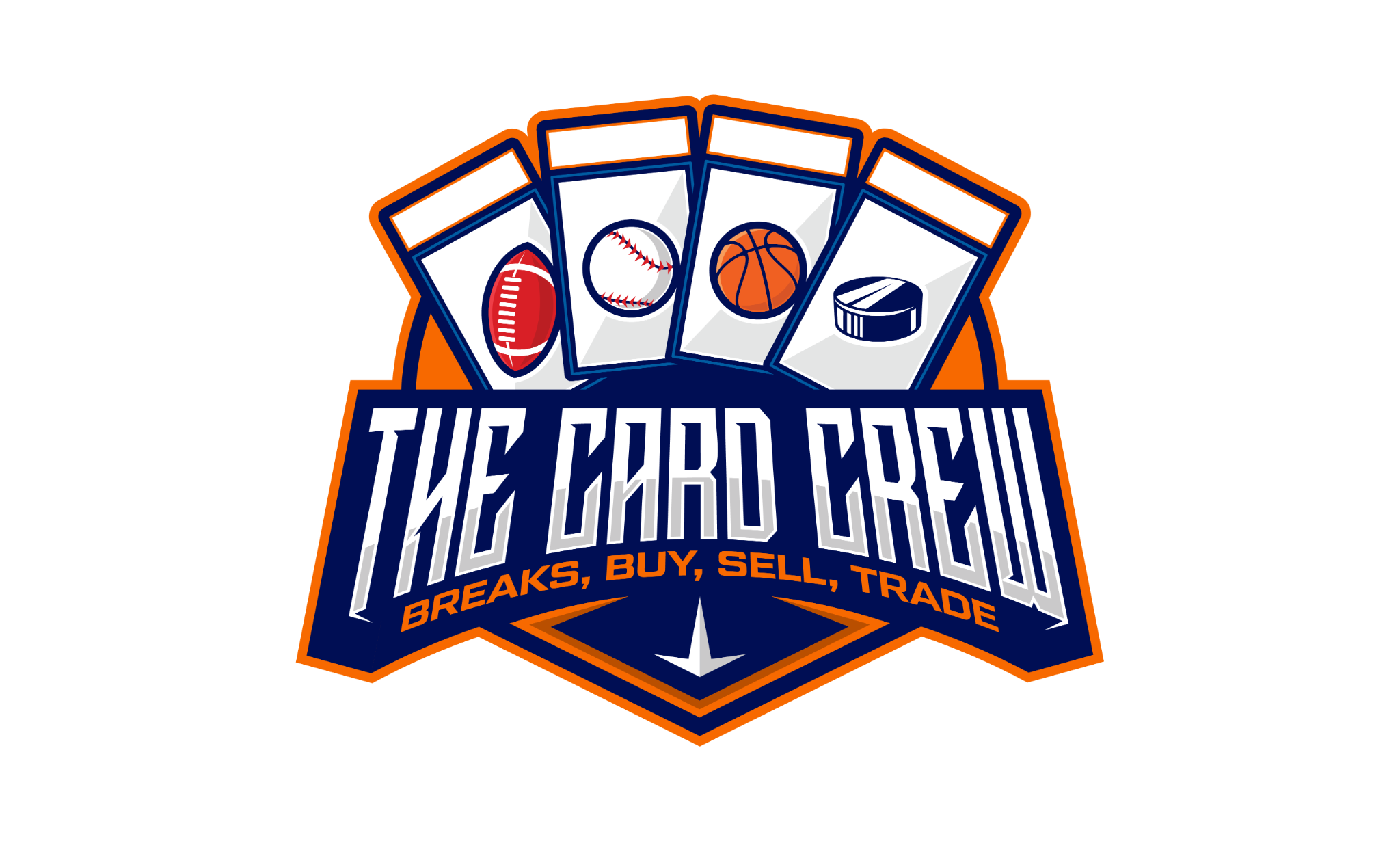 The Card Crew sports card breaks logo
