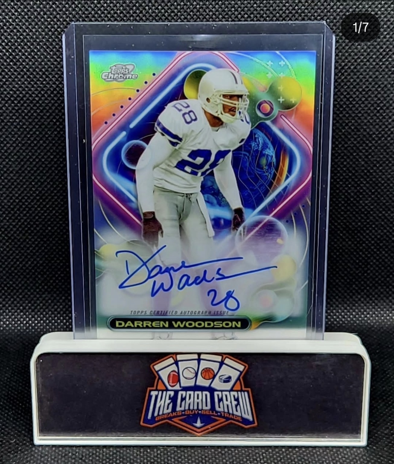 Darren Woodson, Topps Chrome autograph