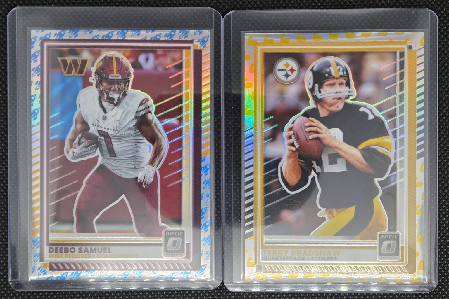 Deebo Samuel & Terry Bradshaw, Optic parallels