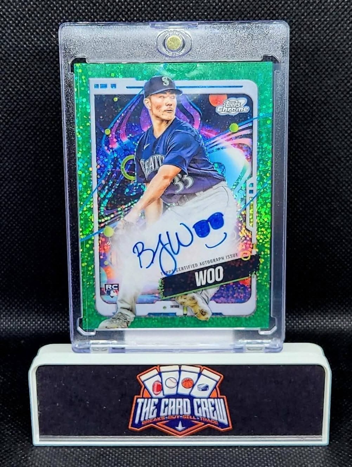 Bryan Woo, Rookie autograph