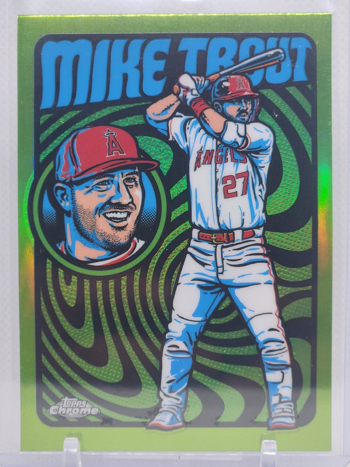 Mike Trout, Topps Chrome insert